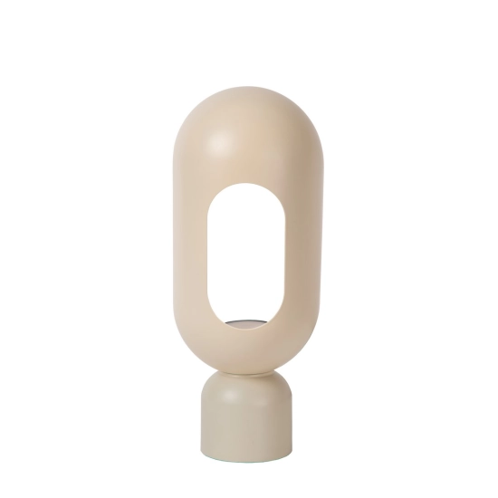 BARRIS Lampa stołowa 1xE27 Taupe 05549/01/41 Lucide - zdjęcie dodatkowe 2